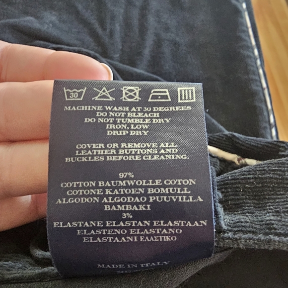 Burberry thin corduroy pants. - Picture 9 of 9